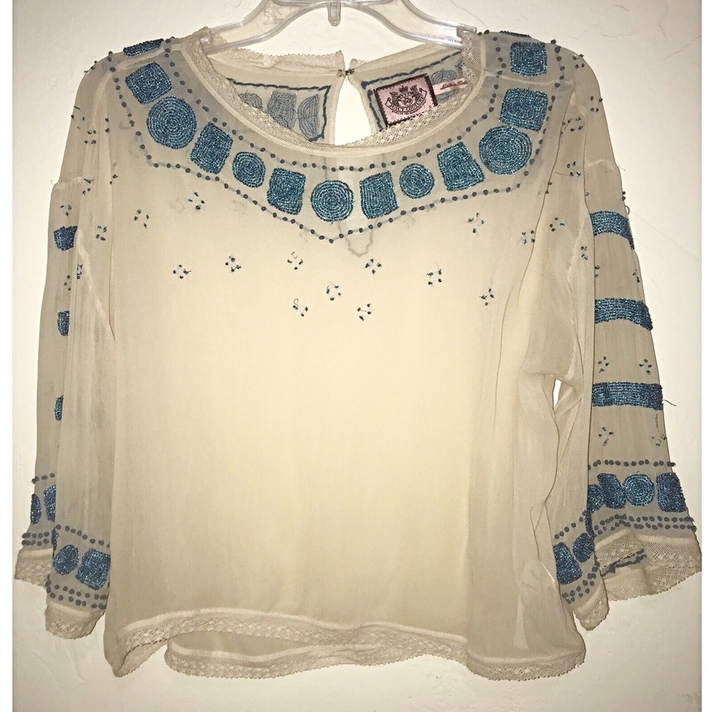 Gorgeous Juicy Couture blouse, WORN ONE TIME